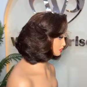 Raw Indian Layered Bob